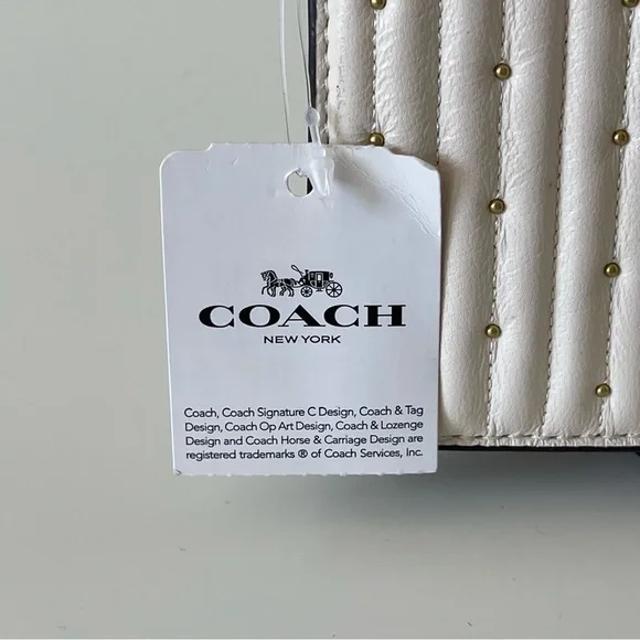 NWT Coach Convertible Belt Bag in Chalk - Picture 8 of 16